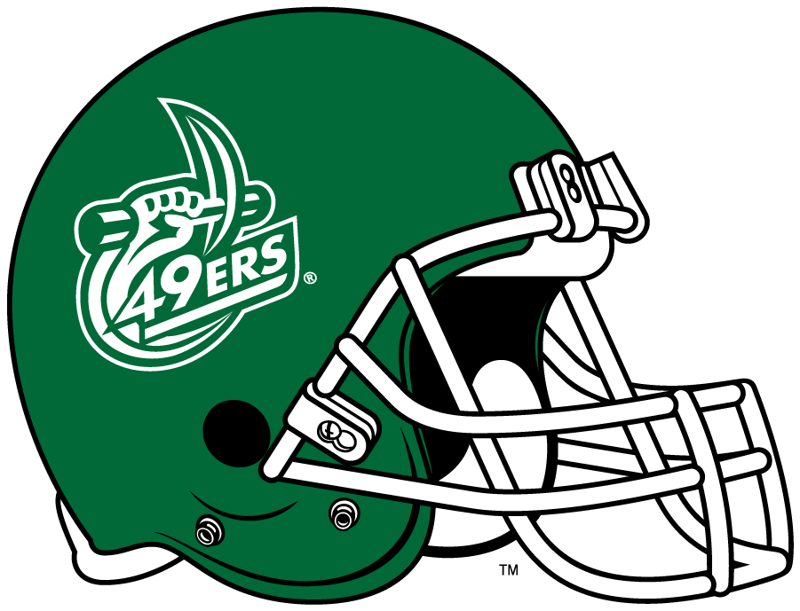 Charlotte 49ers 2015-2017 Helmet diy iron on heat transfer